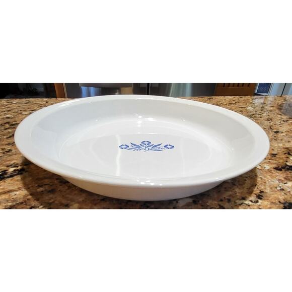 Corning Ware Pie Plate 9" P-309 Blue Cornflower Made In USA ~ Vintage - Picture 6 of 8